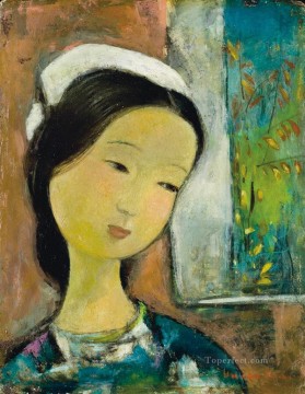 アジア人 Painting - VCD Jeune femme 若い女性 アジア人